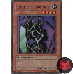Yugioh Gearfried the Iron Knight PSV-E101 Super Rare MP - Image 1