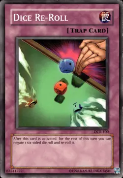 Dice Re-Roll - DCR-100 - MP - YuGiOh - Image 1