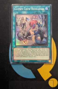 BLZD-EN059 Clown Crew Rehearsal Super Rare 1st Ed YuGiOh - Image 1