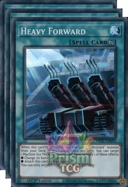 X3 Playset 1st ed Heavy Forward super rare MP21-EN079 Yugioh - Image 1