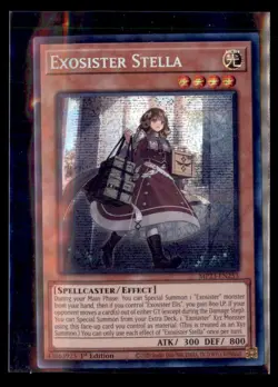 Yu-Gi-Oh Exosister Stella Super Rare #GRCR-EN014 1st Editiom - Image 1