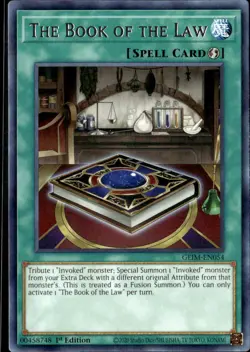 Yu-Gi-Oh The Book of the Law Genesis Impact GEIM-EN054 1st Edition - Image 1