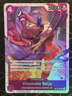 Vinsmoke Reiju OP12-063 SR Legacy of the Master - ONE PIECE Card Game ENGLISH NM - Image 1