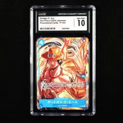 CGC 10 GEM MINT 2025 One Piece JPN Portgas D. Ace P-103 P - Image 1