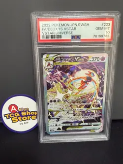 Deoxys VSTAR PSA 10 VSTAR Universe 223/172 Japanese Pokemon Card Gem Mint - Image 1