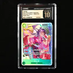 CGC 10 PRISTINE 2025 One Piece JPN Tashigi EB03-018 SR - Image 1