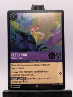 Peter Pan - Shadow Finder (054) Foil Ursula's Return Disney Lorcana - Image 1