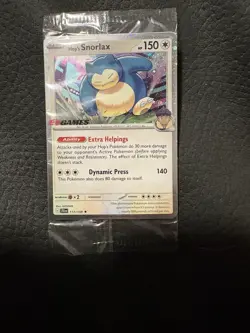 (Sealed) Hop’s Snorlax Stamped EB Games Promo Pokemon Card (AU/NZ) Exclusive - Image 1