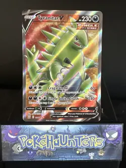 Pokemon Card Tyranitar V 154/163 Battle Styles Full Art Rare Near Mint - Image 1