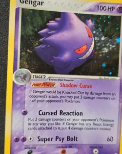 Pokemon Card- Gengar-Ex Legend Maker-Holo-5/92-Rare-ENG - Image 2