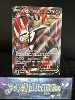 Pokemon Card Single Strike Urshifu V 150/163 Battle Styles Full Art Holo Rare NM - Image 1