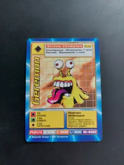 Geremon Carte Digimon Francais Bandai 2000 Bo-122 Serie 3 French Card - Image 1