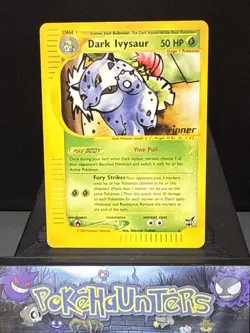 Pokemon Card Dark Ivysaur 6 Winner STAMPED Wizards WOTC Best of Game NM - Image 1