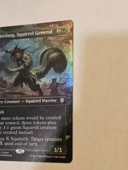 Chatterfang, Squirrel General (Borderless) Commander: Bloomburrow Foil - Image 3