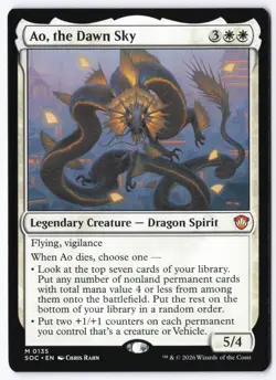 Ao, the Dawn Sky 135 Commander: Secrets of Strixhaven - Image 1