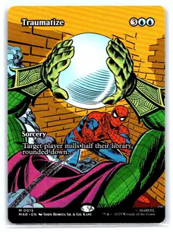 Traumatize (Borderless) M Marvel Universe Eternal-Legal 15 NM - Image 1