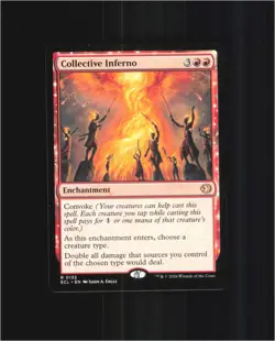 Collective Inferno 132 Rare Lorwyn Eclipsed Magic: The Gathering Near Mint - Image 1