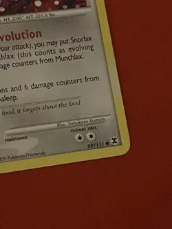 Munchlax 69/111 Rising Rivals Pokemon TCG - Near Mint - Image 2