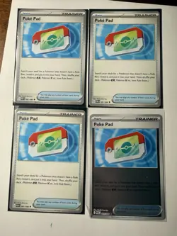 4 Pokepad 081/088 1 Reverse Play Set Pokemon Trainer Poke Pad Perfect Order *NM* - Image 1