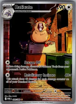 Raticate 099/088 Holo Illustration Rare Perfect Order Pokemon Near Mint - Image 1
