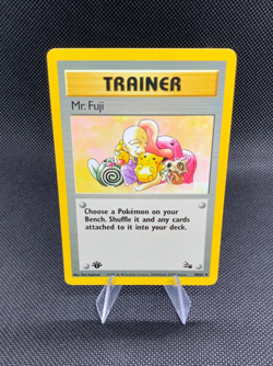 Pokemon Mr. Fuji 58/62 Trainer Fossil Set *1st Edition* - Image 1