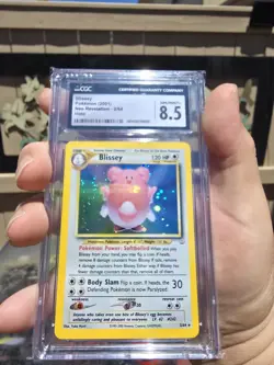 CGC 8.5 Blissey 2001 Neo Revelation 2/64 Holo Pokemon Card - Image 1
