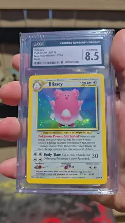 CGC 8.5 Blissey 2001 Neo Revelation 2/64 Holo Pokemon Card - Image 2