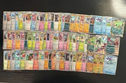 Lot Of 74 Holo/Reverse Holo Pokemon Cards - Prismatic Evolutions & More - Rare! - Image 1