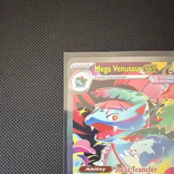 The Pokemon Company Mega Venusaur EX Full Art Holo 177/132 ME01 2016 English - Image 3