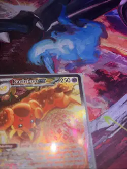 Pokemon TCG Dachsbun ex 169/142 SV07 Stellar Crown SIR Full Art Holo NM/#2 - Image 2