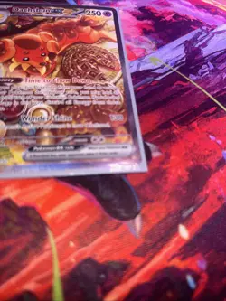Pokemon TCG Dachsbun ex 169/142 SV07 Stellar Crown SIR Full Art Holo NM/#2 - Image 5