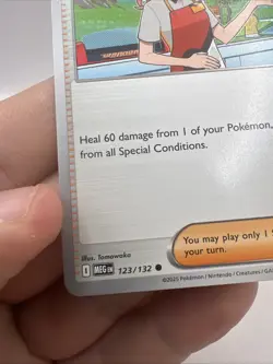Pokemon Center Lady 123/132 MEG EN Pokemon Mega Evolution - NM - English - Image 5