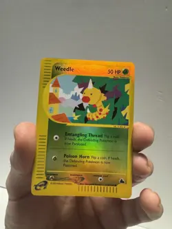 2003 POKEMON SKYRIDGE #115 WEEDLE-REVERSE FOIL - Image 3