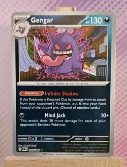 Pokemon TCG: Gengar (Reverse Holo) 050/088 - Perfect Order - NM Condition - Image 1