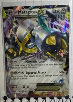 Pokemon TCG XY: Metagross EX (Shiny) XY34 PROMO HOLO - Image 1