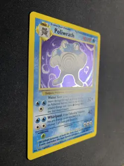 Poliwrath 13/102 Holo Rare Base Set Pokemon - Image 2