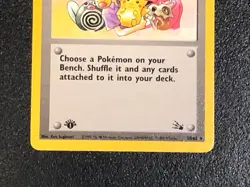 1999 Pokemon Fossil Mr. Fuji 1st Ed #58 - Image 3