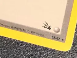 1999 Pokemon Fossil Mr. Fuji 1st Ed #58 - Image 5
