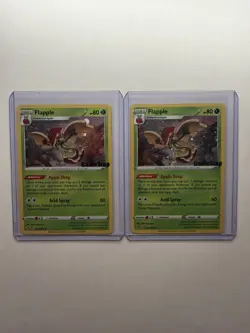 Pokemon TCG - Flapple 022/192 - Rebel Clash - GameStop Promo Holo - Image 1