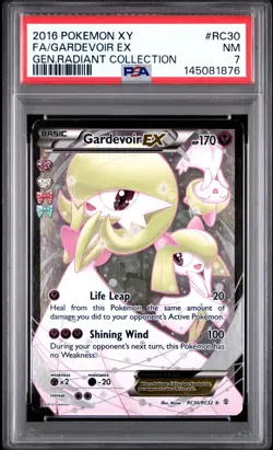PSA 7 Gardevoir Ex RC30 2016 Pokemon Xy Generations Radiant Collection - Image 1