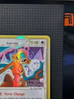 DEOXYS REVERSE HOLO STAMP DELTA SPECIES 5/110 EX HOLON PHANTOMS POKEMON ENG LP - Image 4