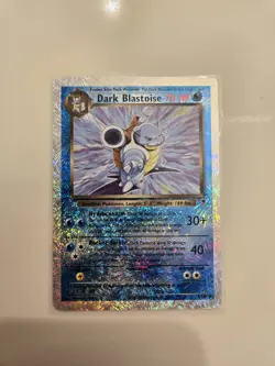 Pokemon TCG Dark Blastoise Legendary Collection Reverse Holo Rare 4/110 - Image 1