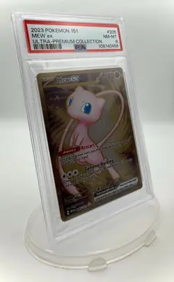 Pokemon TCG - Mew ex 205/165 Metal, 151 Ultra Premium Collection, PSA 8 NM/MT!! - Image 1