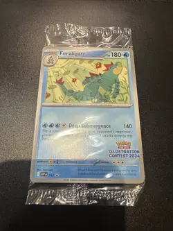 Carte Pokemon Feraligatr Illustration Contest 2024 Promo Neuf - Image 1