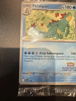 Carte Pokemon Feraligatr Illustration Contest 2024 Promo Neuf - Image 2