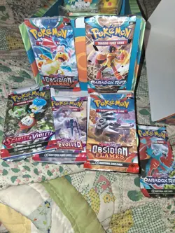 BOX & ALL PACKS OPENED Pokemon TCG: Paldea Adventure Chest - Image 4