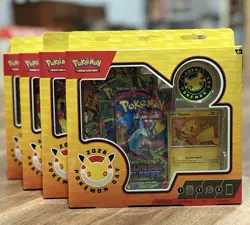 4x Pokemon Day 2026 Collection Sealed Box Pikachu Promo Coin (12 Packs Total) - Image 1