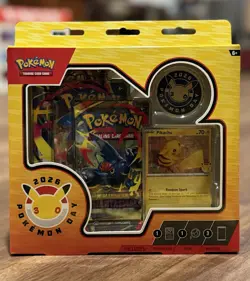4x Pokemon Day 2026 Collection Sealed Box Pikachu Promo Coin (12 Packs Total) - Image 3