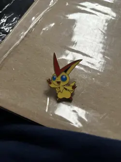Pokemon TCG Official Victini Enamel Pin (Release Date Sept 2016) - Image 1