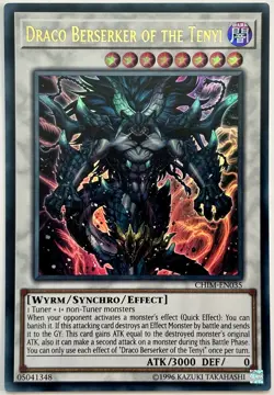 CHIM-EN035 Draco Berserker of the Tenyi - Ultra Rare Unlimited Lightly Played - Image 1